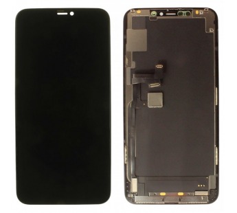 Дисплей для iPhone 11 Pro Max + тачскрин + рамка (черный), оригинал(заменено стекло)#2175465