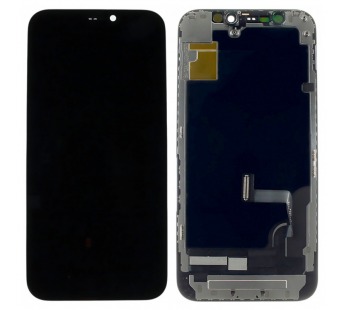 Дисплей для iPhone 12 mini + тачскрин + рамка (черный), JK (шлейф IC)#2147607