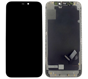 Дисплей для iPhone 12 mini + тачскрин + рамка (черный), OLED ALG#2147606
