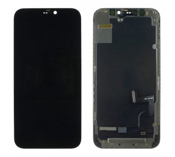 Дисплей для iPhone 12 mini + тачскрин + рамка (черный), OLED JCID (Diagnosable Screen, без ошибки)#2147605