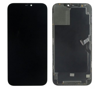 Дисплей для iPhone 12 Pro Max + тачскрин + рамка (черный), RJ (шлейфIC)#2147595