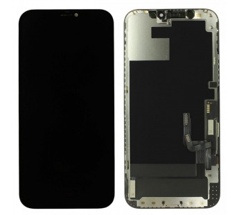 Дисплей для iPhone 12/12 Pro + тачскрин + рамка (черный), OLED ALG#2148604