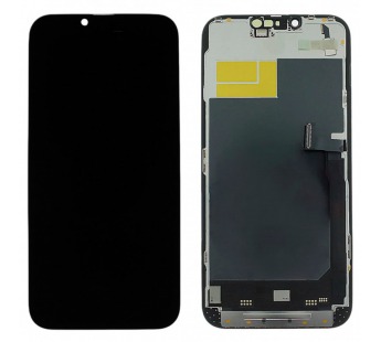 Дисплей для iPhone 13 Pro Max + тачскрин + рамка (черный), SOFTOLED RJ (шлейф IC)#2147647