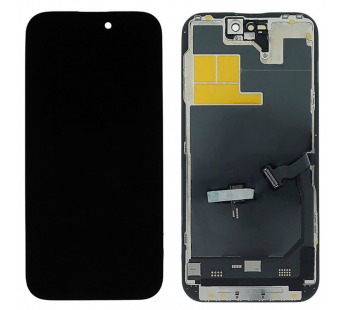 Дисплей для iPhone 14 Pro + тачскрин + рамка (черный), RJ (шлейф IC)#2147640