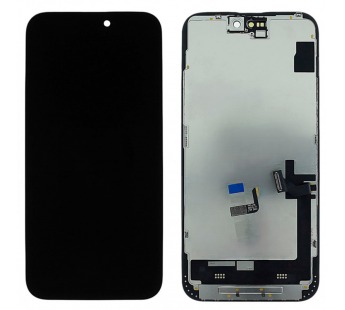 Дисплей для iPhone 15 Plus + тачскрин + рамка (черный), JK (шлейф IC)#2147639