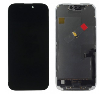 Дисплей для iPhone 16 Pro + тачскрин + рамка (черный), OLED DD(шлейф IC)#2147637