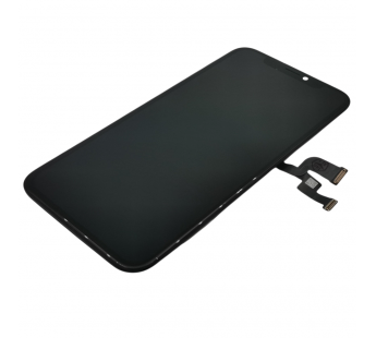Дисплей для iPhone X + тачскрин + рамка (черный), GX AMOLED#2148601