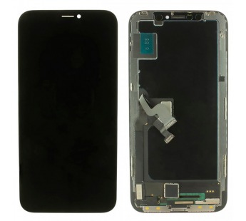 Дисплей для iPhone X + тачскрин + рамка (черный), ориг#2155753