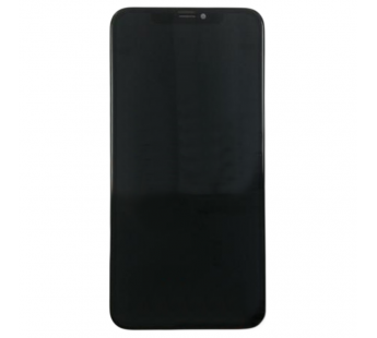 Дисплей для iPhone XS + тачскрин + рамка (черный), оригинал (замененостекло)#2148596