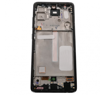Дисплей для Samsung SM-A525/A526/A528 Galaxy A52/A52 5G/A52s +тачскрин + рамка (черный), OLED LCD#2147971
