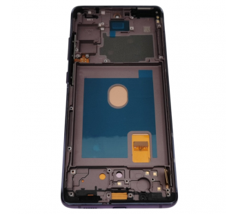 Дисплей для Samsung SM-G780/G781 Galaxy S20 FE/S20 FE 5G +тачскрин + рамка (фиолетовый), OLED LCD#2147966