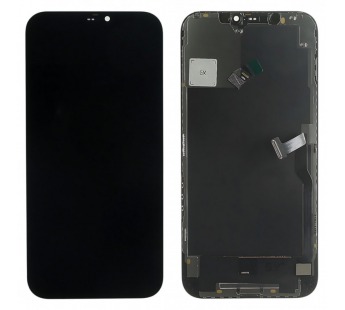 Дисплей для iPhone 12 Pro Max + тачскрин + рамка (черный), OLED GX(шлейф IC)#2147696