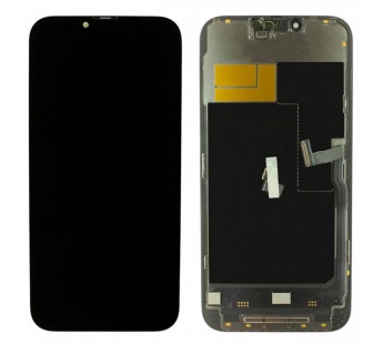 Дисплей для iPhone 13 Pro Max + тачскрин + рамка (черный), RJ (шлейфIC)#2147689