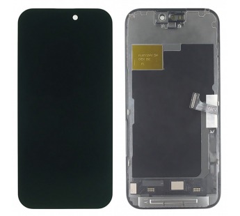 Дисплей для iPhone 15 Pro + тачскрин + рамка (черный), JK (шлейф IC)#2147677