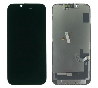 Дисплей для iPhone 16e + тачскрин + рамка (черный), OLED ALG (шлейфIC)#2147697