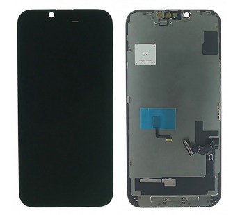 Дисплей для iPhone 16e + тачскрин + рамка (черный), OLED GX (шлейфIC)#2147698