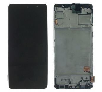 Дисплей для Samsung SM-M317 Galaxy M31S (2020) + тачскрин + рамка(черный), ОРИГ100%#2147737