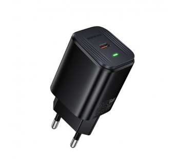 Адаптер Сетевой Borofone BAS84A USB/Type-C 25W (black) (243910)#2147950
