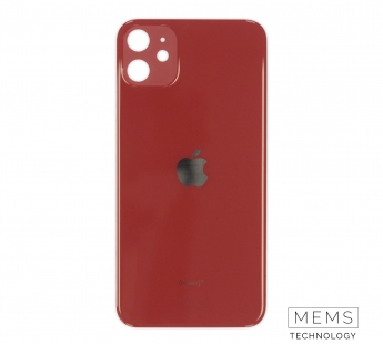 Задняя крышка (стекло) узкий вырез iPhone 11 Оригинал (Red)#2149242