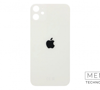Задняя крышка (стекло) узкий вырез iPhone 11 Оригинал (White)#2149244