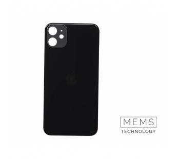 Задняя крышка (стекло) узкий вырез iPhone 11 Оригинал (Black)#2184462