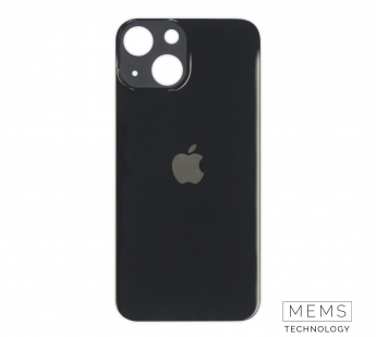 Задняя крышка (стекло) Узкий вырез iPhone 13 Mini (Black)#2149342