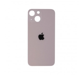 Задняя крышка (стекло) Узкий вырез iPhone 13 Mini (Pink)#2184472