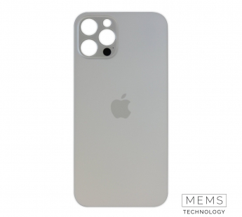 Задняя крышка (стекло) Широкий вырез iPhone 12 Pro (Silver)#2152924