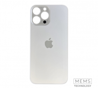 Задняя крышка (стекло) Широкий вырез iPhone 13 Pro Max (Silver)#2152923