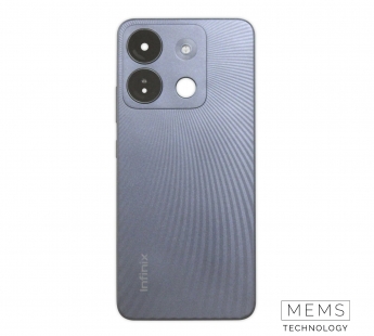 Задняя крышка Infinix Smart 7 HD (X6516) (Черный) (Со стеклом камеры) Premium#2152831