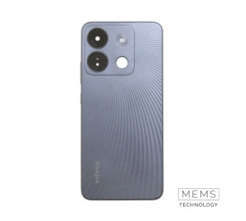 Задняя крышка Infinix Smart 7 HD (X6516) (Черный) (Со стеклом камеры) Premium#2169404