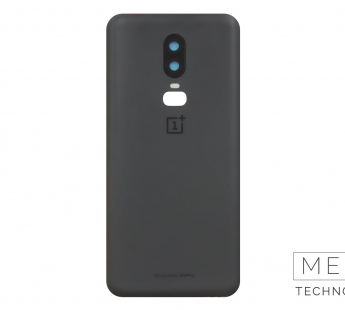 Задняя крышка OnePlus 6 (Черный Глянцевый) (Со стеклом камеры) Premium#2152833