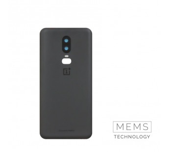 Задняя крышка OnePlus 6 (Черный Глянцевый) (Со стеклом камеры) Premium#2169021