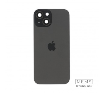 Задняя крышка (стекло) в сборе с рамкой iPhone 15 Plus Оригинал (Black)#2167547