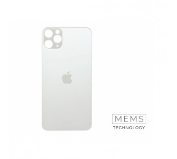 Задняя крышка (стекло) Узкий вырез iPhone 11 Pro Max Оригинал (Silver)#2184482