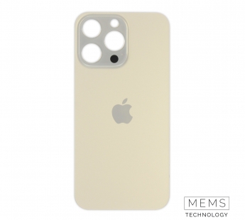 Задняя крышка (стекло) Узкий вырез iPhone 13 Pro (Gold)#2149364