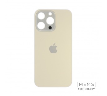 Задняя крышка (стекло) Узкий вырез iPhone 13 Pro (Gold)#2184499