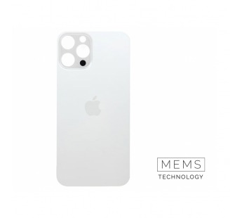 Задняя крышка (стекло) Узкий вырез iPhone 12 Pro Max (Silver)#2184556