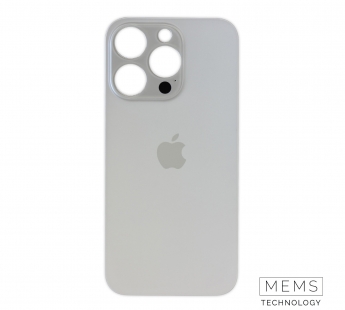Задняя крышка (стекло) Широкий вырез iPhone 14 Pro (Silver)#2153042