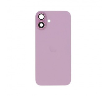 Задняя крышка (стекло) в сборе с рамкой iPhone 16 Plus Premium (Pink)#2148196