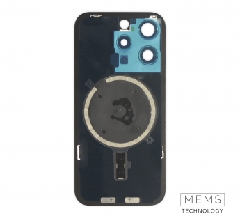 Задняя крышка (стекло) в сборе с рамкой iPhone 15 Pro (Blue Titanium)#2149183