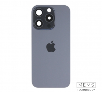 Задняя крышка (стекло) в сборе с рамкой iPhone 15 Pro (Blue Titanium)#2149184