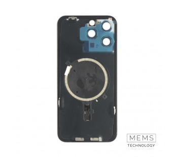 Задняя крышка (стекло) в сборе с рамкой iPhone 15 Pro Max (Blue Titanium)#2167580