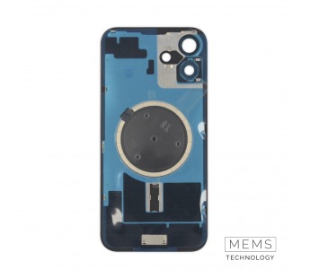 Задняя крышка (стекло) в сборе с рамкой iPhone 16 Plus Оригинал (Black)#2167594