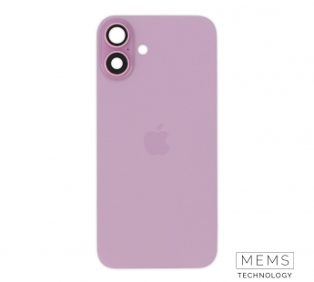 Задняя крышка (стекло) в сборе с рамкой iPhone 16 Plus Оригинал (Pink)#2150525