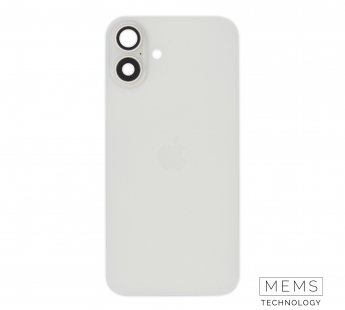 Задняя крышка (стекло) в сборе с рамкой iPhone 16 Plus Оригинал (White)#2150529