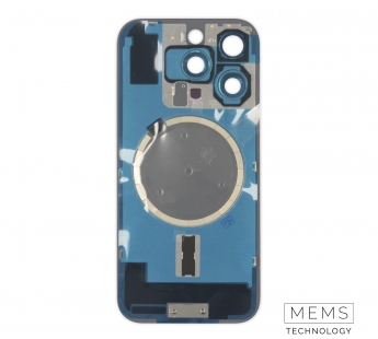 Задняя крышка (стекло) в сборе с рамкой iPhone 16 Pro Оригинал (White Titanium)#2150534
