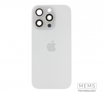 Задняя крышка (стекло) в сборе с рамкой iPhone 16 Pro Оригинал (White Titanium)#2150535