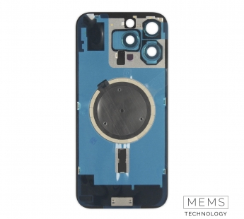 Задняя крышка (стекло) в сборе с рамкой iPhone 16 Pro Max Оригинал (Black Titanium)#2150513