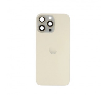 Задняя крышка (стекло) в сборе с рамкой iPhone 16 Pro Max Оригинал (Desert Titanium)#2148210